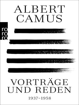 cover image of Vorträge und Reden